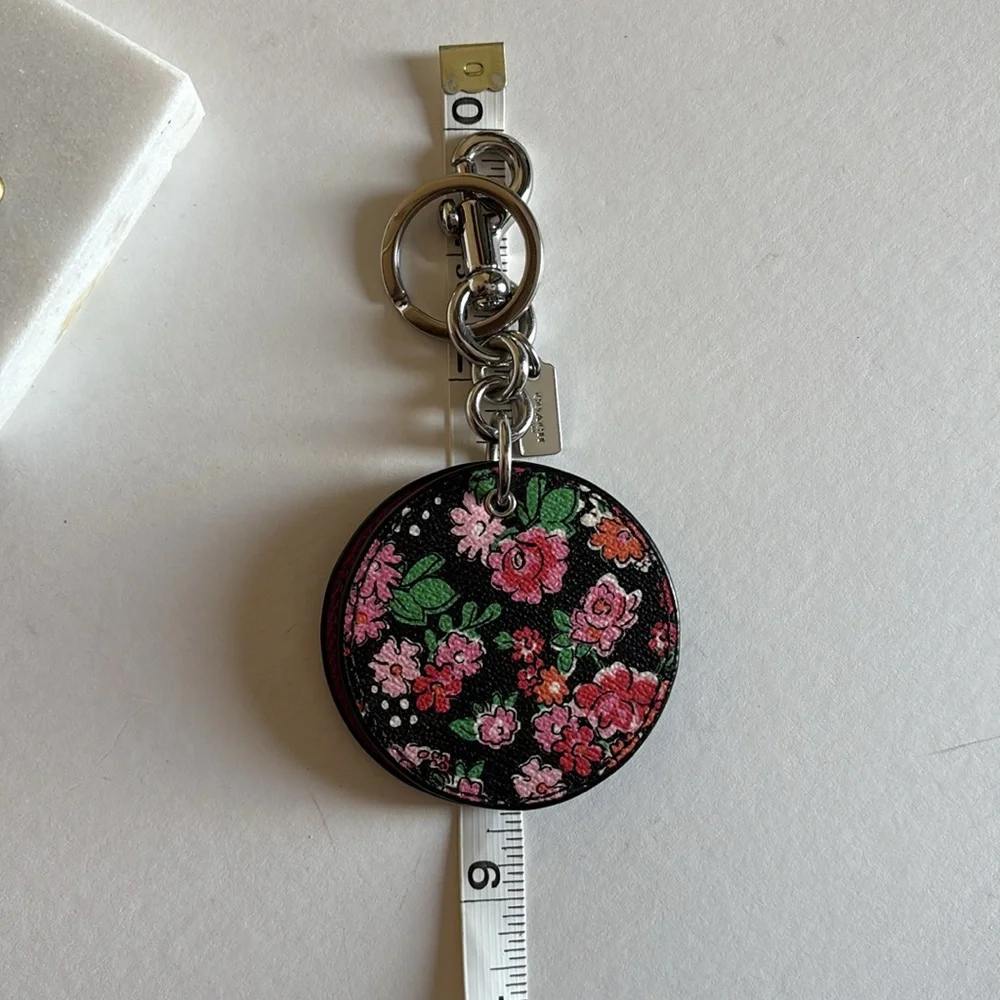 RARE Coach Petal key fob